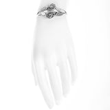 Oxidized Paisley Multi Teardrop Cuff