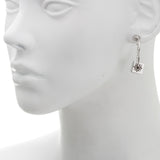 Filigree Cube Chain Hoop Earring