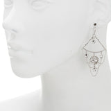 Sun, Moon and Star Chain Drop Earring