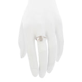 Oxidized Filigree Swarovski® Pearl Beaded Ring